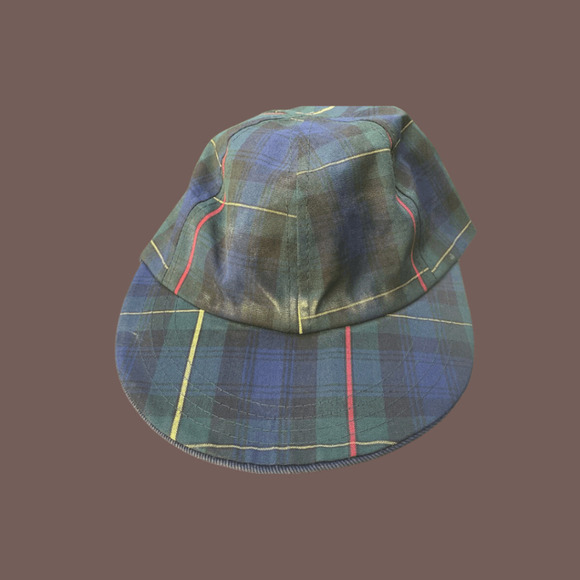 Breckenridge Golf Club Cap | Reversible Plaid/Denim | Vintage 90s - Picture 1 of 5
